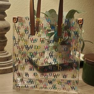 Dooney and bourke small clear tote